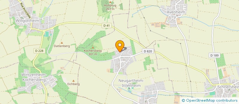 localisation de l'entreprise LOJYS  NEUGARTHEIM-ITTLENHEIM