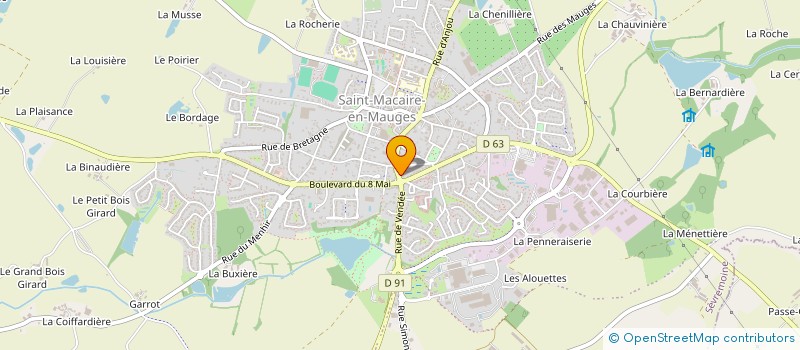 localisation de l'entreprise LOK'IMMO à SEVREMOINE