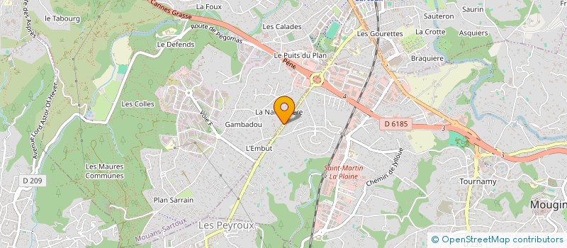 localisation de l'entreprise LOKA  MOUANS-SARTOUX