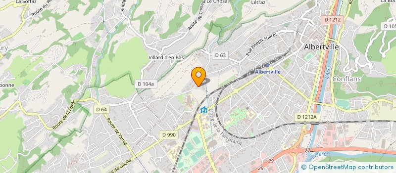 localisation de l'entreprise LOKA STAR  ALBERTVILLE