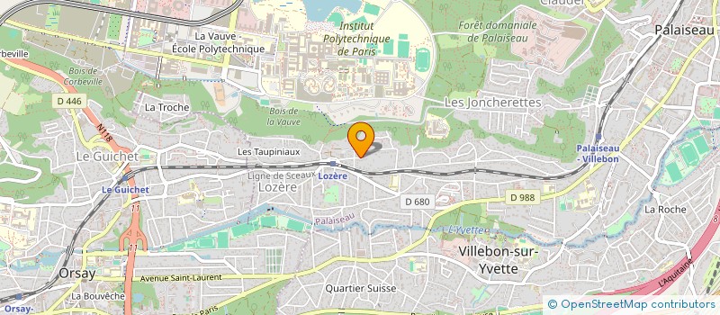 localisation de l'entreprise LOKABIMMO à PALAISEAU