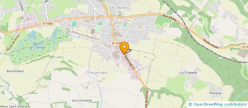 localisation de l'entreprise LOKACHA  CHARANCIEU