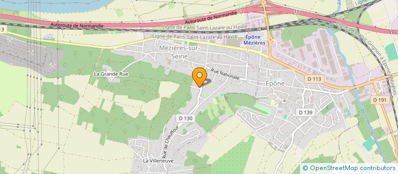 localisation de l'entreprise LOKAL DRIVING  MEZIERES-SUR-SEINE