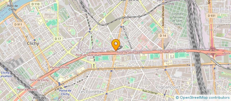 localisation de l'entreprise LOKALIB  LEVALLOIS-PERRET