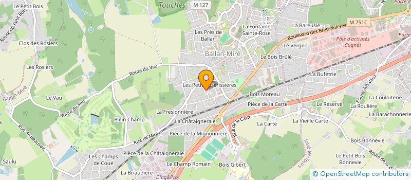 localisation de l'entreprise LOKANELL  BALLAN-MIRE