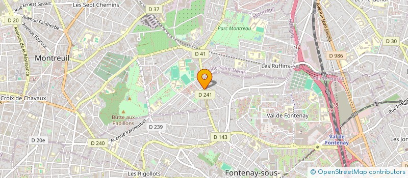 localisation de l'entreprise LOKANTA à MONTREUIL