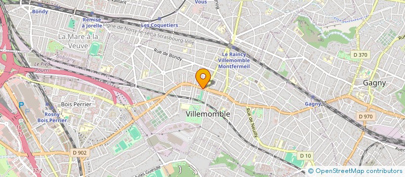 localisation de l'entreprise LOKAPPART  VILLEMOMBLE