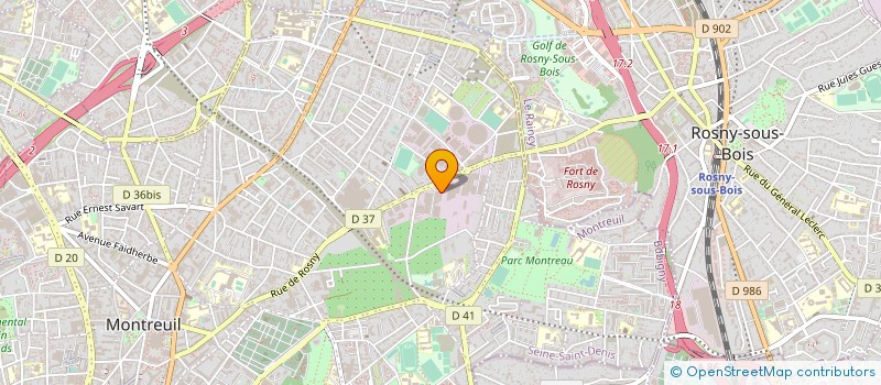 localisation de l'entreprise LOKAROAD à MONTREUIL
