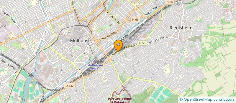 localisation de l'entreprise LOKATE  MULHOUSE