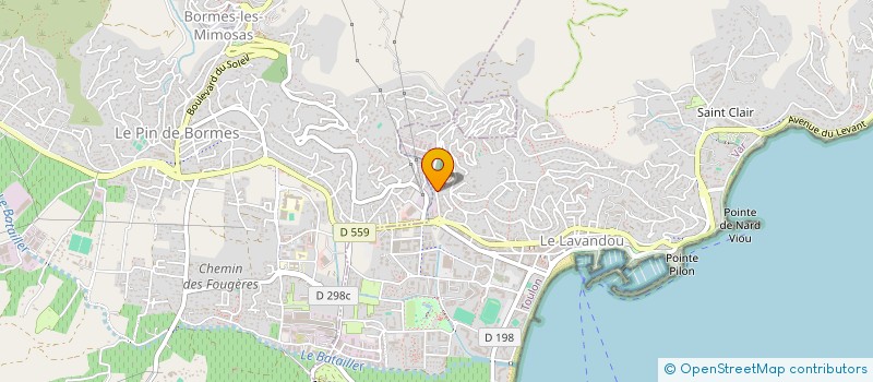 localisation de l'entreprise LOKATOU à LE LAVANDOU