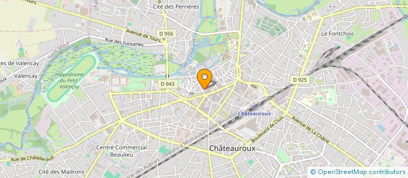 localisation de l'entreprise LOKEIRA PRODUCTION à CHATEAUROUX
