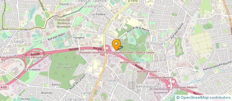 localisation de l'entreprise LOKER TP  GRADIGNAN