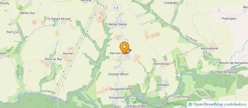 localisation de l'entreprise LOKETO  BRIEC