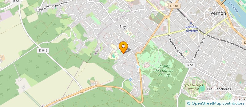 localisation de l'entreprise LOKI CONCEPT  VERNON