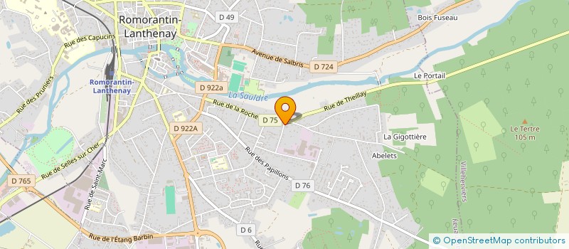 localisation de l'entreprise LOKIH  ROMORANTIN-LANTHENAY