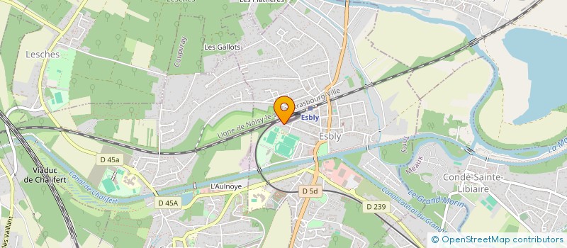 localisation de l'entreprise LOKIMMO à ESBLY