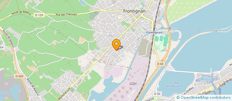 localisation de l'entreprise LOKIMTRIS à FRONTIGNAN