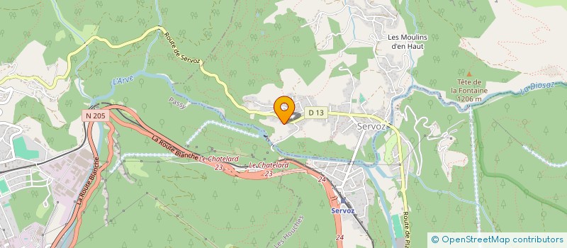 localisation de l'entreprise LOKIPIC  SERVOZ