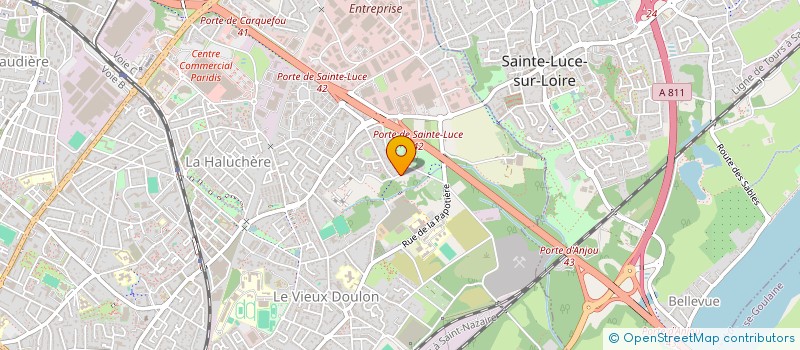 localisation de l'entreprise LOKITE à NANTES