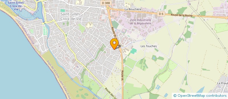 localisation de l'entreprise LOKITO à SAINT-GILLES-CROIX-DE-VIE