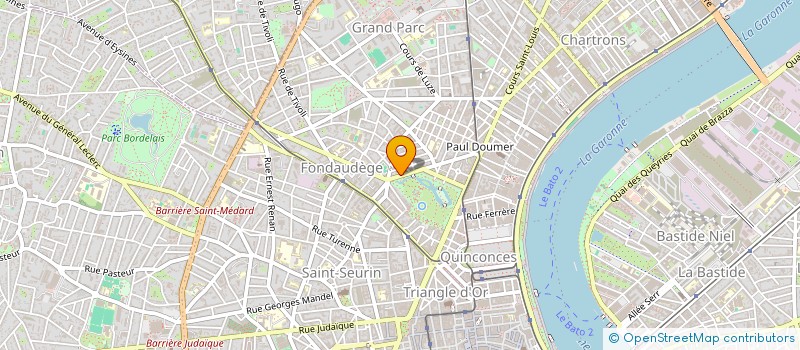 localisation de l'entreprise LOKIZI - LA LOCATION MEUBLEE  BORDEAUX