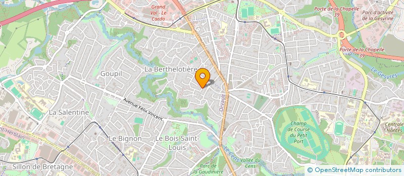 localisation de l'entreprise LOKO à ORVAULT