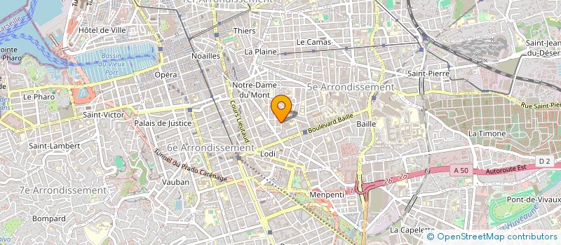 localisation de l'entreprise LOKO COURS JU  MARSEILLE