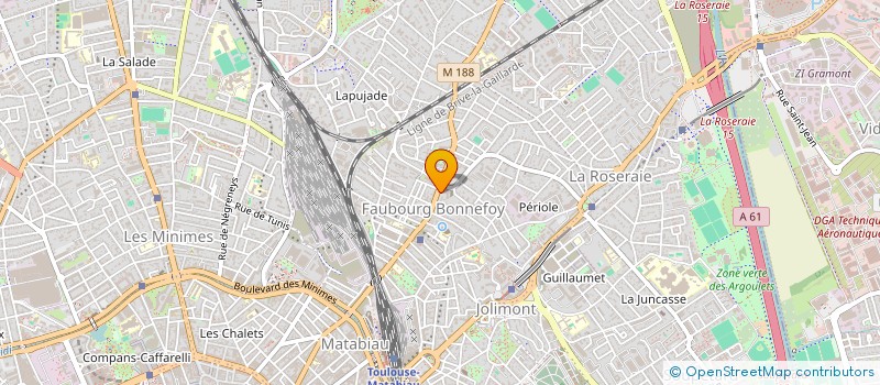 localisation de l'entreprise LOKOMOTIVE à TOULOUSE