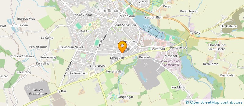 localisation de l'entreprise LOKOURNAN TRIATHLON à SAINT RENAN