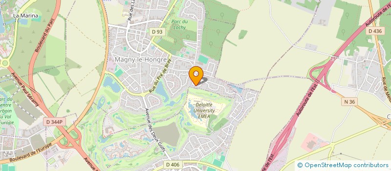 localisation de l'entreprise LOKSO CONSEIL à MAGNY-LE-HONGRE