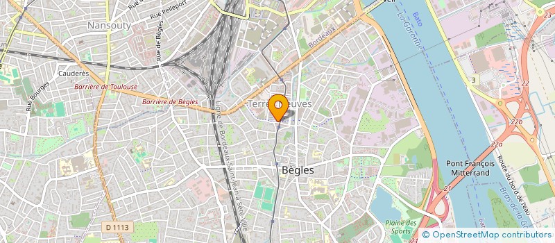 localisation de l'entreprise LOKY NAKA à BEGLES
