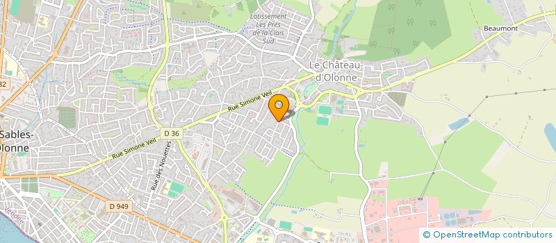 localisation de l'entreprise LOL à LES SABLES D'OLONNE