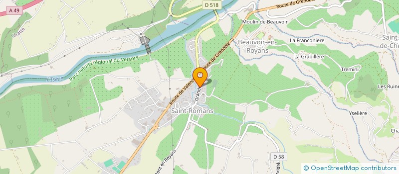 localisation de l'entreprise LOL  SAINT-MARCELLIN