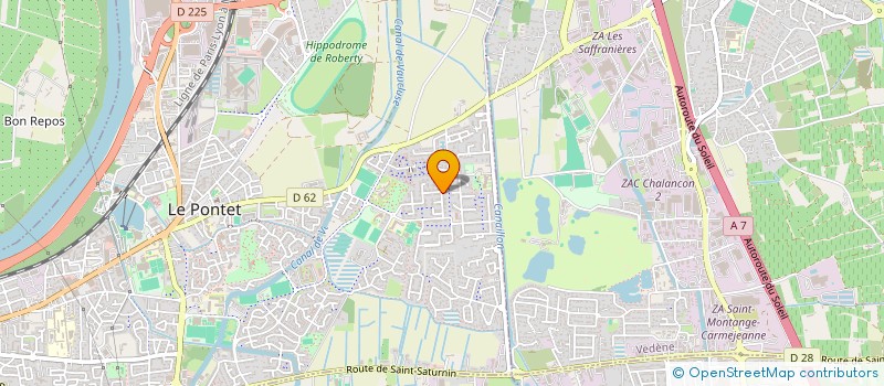 localisation de l'entreprise LOLA  LE PONTET