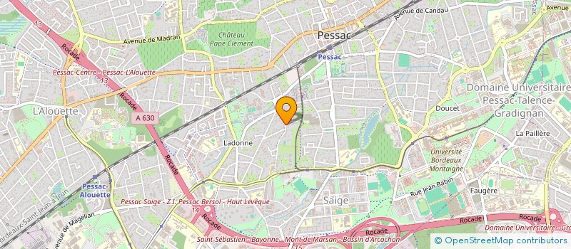 localisation de l'entreprise LOLA  PESSAC