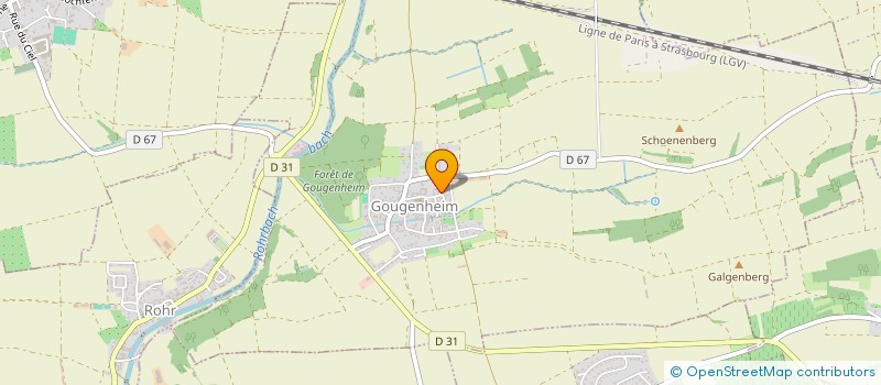 localisation de l'entreprise LOLA 67  GOUGENHEIM