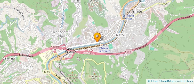localisation de l'entreprise LOLA à NICE