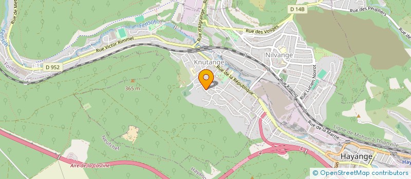 localisation de l'entreprise LOLA  KNUTANGE