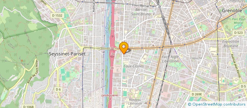 localisation de l'entreprise LOLA  GRENOBLE