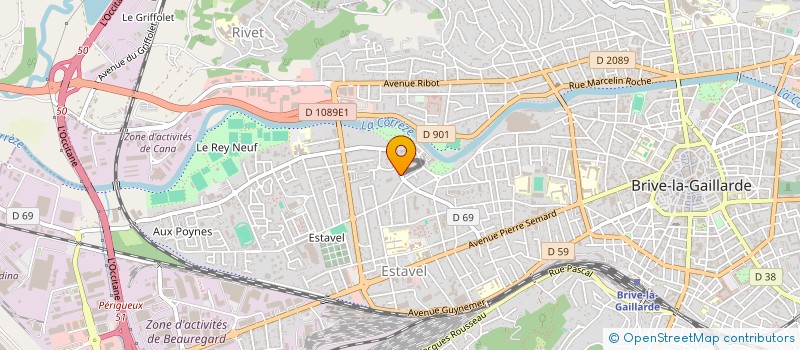 localisation de l'entreprise LOLA  BRIVE-LA-GAILLARDE