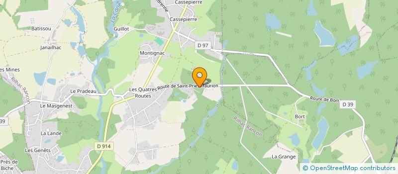localisation de l'entreprise LOLA à RILHAC-RANCON