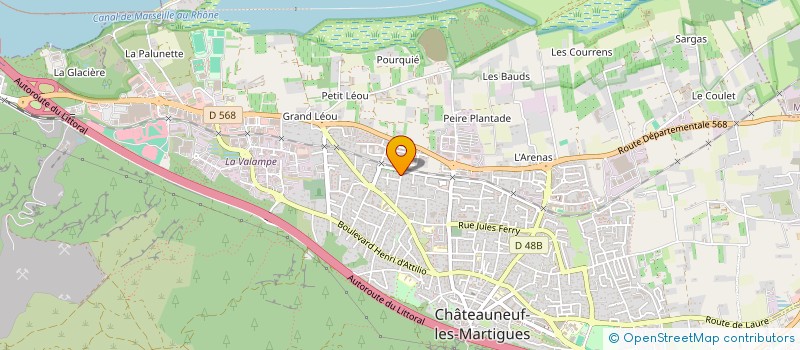 localisation de l'entreprise LOLA  CHATEAUNEUF-LES-MARTIGUES