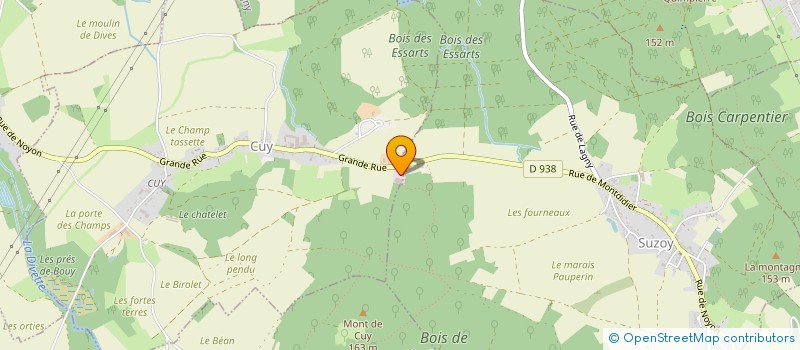 localisation de l'entreprise LOLA DEFRANCE  CUY