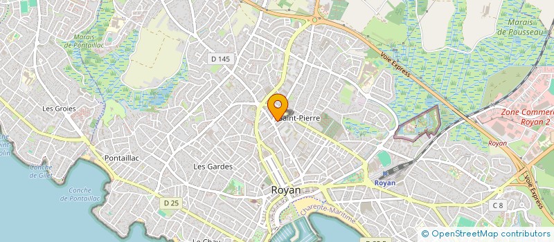 localisation de l'entreprise LOLA DIFFUSION  ROYAN