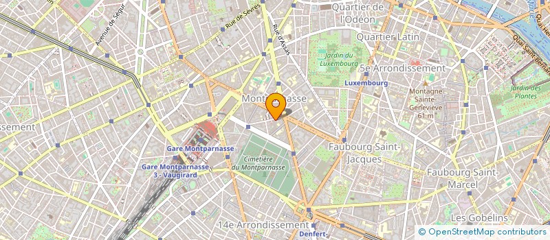 localisation de l'entreprise LOLA FILMS à PARIS