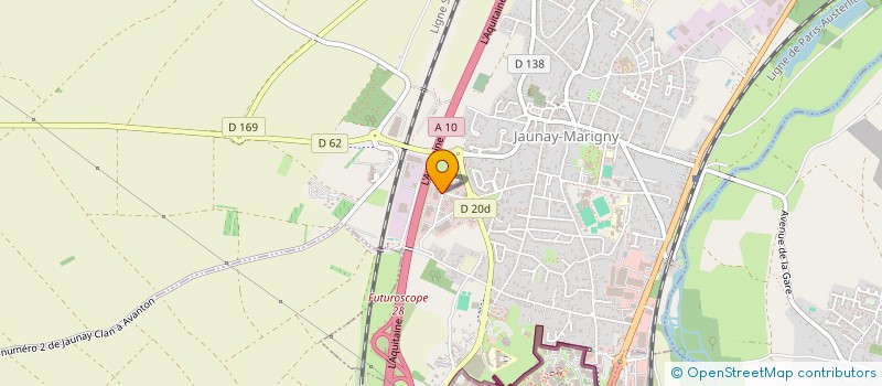 localisation de l'entreprise LOLA LEE LOCATIONS  JAUNAY-MARIGNY