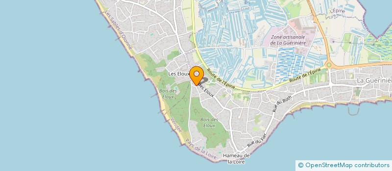 localisation de l'entreprise LOLA MAGDELAINE  LA GUERINIERE