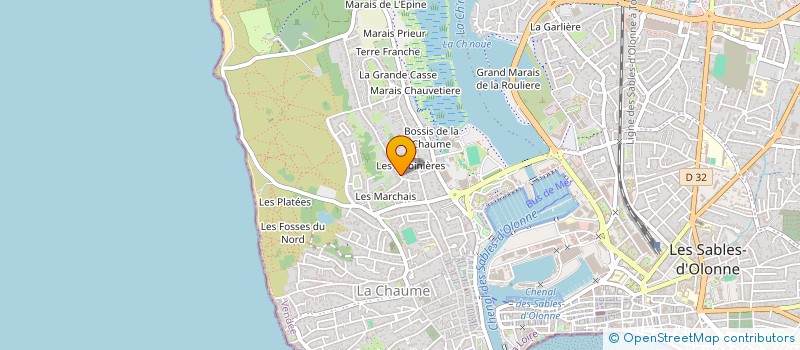 localisation de l'entreprise LOLA PLAGE à LES SABLES D'OLONNE