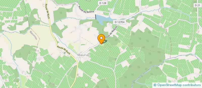 localisation de l'entreprise LOLA VALENTINI à MAURIAC