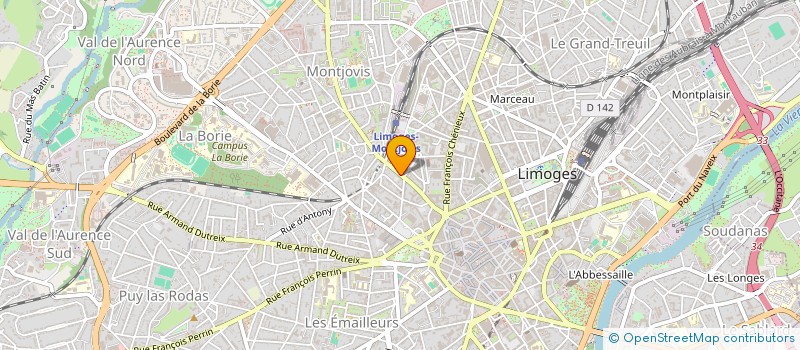 localisation de l'entreprise LOLACLEM à LIMOGES